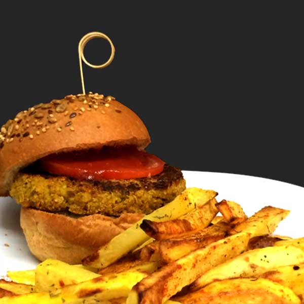 Burger - Restaurant vegan et bio à Mulhouse - AU PARADIS VEGAN