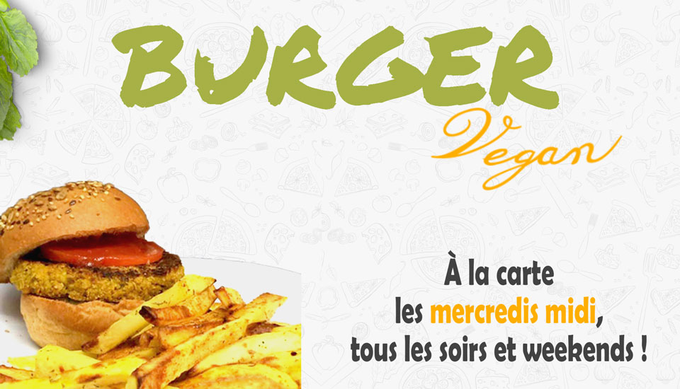 Burger vegan - Restaurant vegan et bio à Mulhouse - AU PARADIS VEGAN