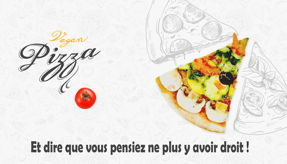 Pizza vegan - Restaurant vegan et bio à Mulhouse - AU PARADIS VEGAN